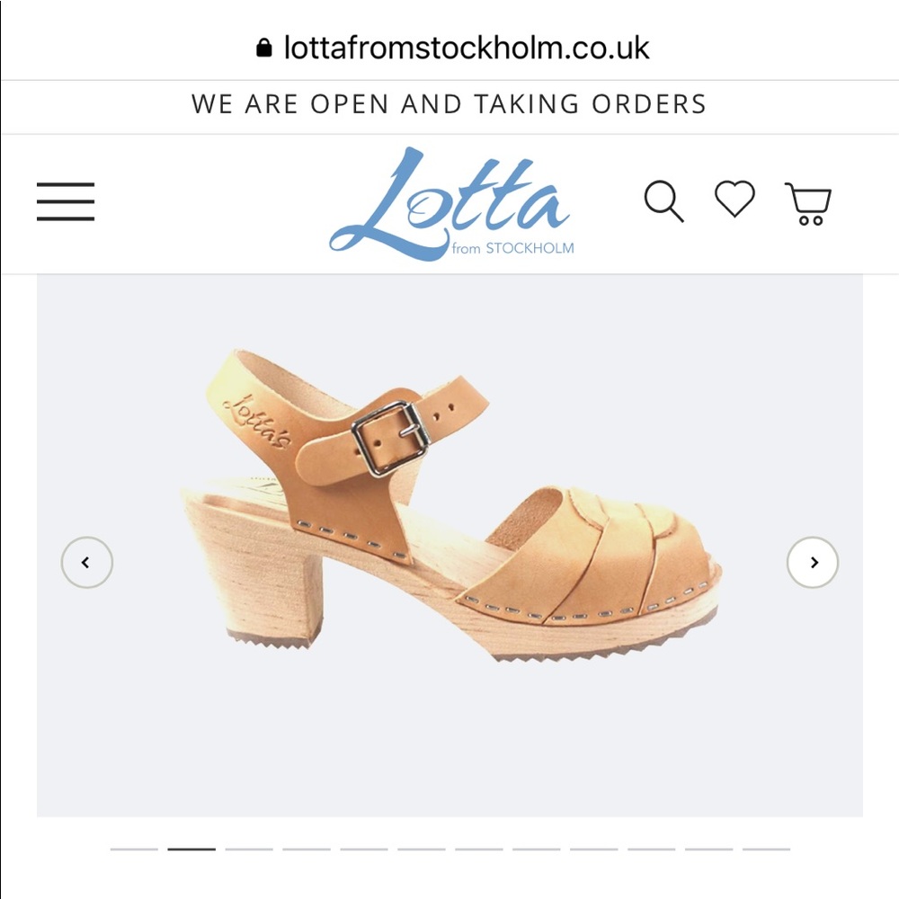 Lotta from Stockholm - Peep Toe Clogs Spruzzato